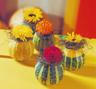 diy fall decorating ideas ornamental mini gourds vases dahlias